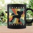 Womens Chinese Crested Dog Retro 70S Vintage Gift Coffee Mug Gifts ideas