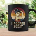 Womens Funny I Pooped Today Retro Rosie Funny Humor I Pooped Coffee Mug Gifts ideas
