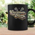 Womens Lacrosse Mom Vintage Retro Lacrosse Stick Sun Gift Coffee Mug Gifts ideas