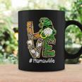 Womens Love Mamaw Life Gnome Funny St Patricks Day Lucky Shamrock Coffee Mug Gifts ideas