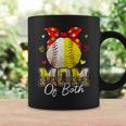 Womens Mom Of Both Baseball And Softball Mom Mothers Day Coffee Mug Gifts ideas