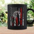 Womens Proud Baseball Dad American Flag Fathers Day Coffee Mug Gifts ideas