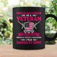 Womens Proud Daughter Of A Veteran Father Cute Veterans Daughter Coffee Mug Gifts ideas