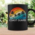 Womens Retro Coast Guard Beach Vintage Surf Palm Men Women Coffee Mug Gifts ideas