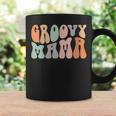Womens Retro Groovy Mama Cute Design Mom Birthday Mothers Day Coffee Mug Gifts ideas