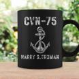 Womens Rustic Anchor Aircraft Carrier Cvn-75 Uss Harry S Truman Coffee Mug Gifts ideas