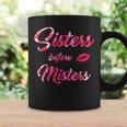 Womens Sisters Before Misters - Feminism Cute Galentines Day Gift Tank Top Coffee Mug Gifts ideas