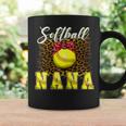 Womens Softball Baseball Nana Leopard Funny Mothers Day 2023Coffee Mug Gifts ideas