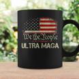 Womens Ultra Maga Funny Anti Biden Us Flag Pro Trump Trendy Coffee Mug Gifts ideas