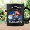 Womens Uss Jack H Lucas Ddg-125 Destroyer Ship Usa Flag Veteran Day Coffee Mug Gifts ideas