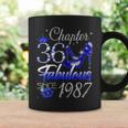 Womens Womens 36 Years Old Chapter 36 Est 1987 36Th Birthday Queen Coffee Mug Gifts ideas