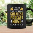 Worlds Greatest Podcast Host Thank You Gift Coffee Mug Gifts ideas