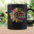 You Matter Be Kind Flower Self Care Mental Health Awareness Coffee Mug Gifts ideas