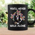 Youll Never Walks Alone Father Daughter Autism Dad Coffee Mug Gifts ideas