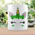 Rainbow Unicorn St Patricks Day Theme 8 9 10 12 Women Girls  Coffee Mug
