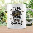 32Nd Birthday Decorations Girl Messy Bun 32 Years Old Bday Coffee Mug Gifts ideas