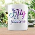 50Th Birthday Gift 50 Fifty And Fabulous Tshirts For Women Coffee Mug Gifts ideas