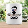 All American Dad Wear Glasses American Flag Coffee Mug Gifts ideas