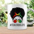 Art Teacher African Women Messy Bun Black History Month Coffee Mug Gifts ideas