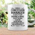 Being A Concession Manager Like Riding A Bike Coffee Mug Gifts ideas