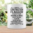 Being A Construction Flagger Like Riding A Bike Coffee Mug Gifts ideas