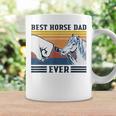 Best Horse Dad Ever Funny Horse Lover Vintage Fathers Day Coffee Mug Gifts ideas