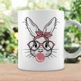 Bunny Face With Pink Sunglasses Bandana Happy Easter Day Coffee Mug Gifts ideas