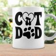 Cat Dad Heart Personalized Cat Dad Coffee Mug Gifts ideas