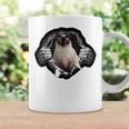 Cool Siamese Cat Torn Cloth For Cats Mom Cats Dad Coffee Mug Gifts ideas