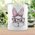 Cute Bunny Face Leopard Glasses Headband Happy Easter Day Coffee Mug Gifts ideas