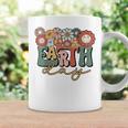 Earth Day Groovy Flower Lover Planet World Environmental Coffee Mug Gifts ideas