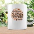 Fall Autumn Leaves And Pumpkin Please Thanksgiving Gifts Coffee Mug Gifts ideas