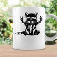 Funny Racoon Peace Sign Trashed Racoon Panda Lovers Gift Coffee Mug Gifts ideas