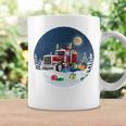 Gift For Trucker - Porcelain Ornament - Circle Coffee Mug Gifts ideas