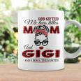 God Gifted Me Two Titles Mom And Gigi And I Rock Them Both Coffee Mug Gifts ideas