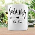 Godmother Est 2023 Promoted To Godmother 2023 Mothers Day Coffee Mug Gifts ideas