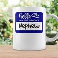 Hello I Am The Grooms Nephew Wedding Name Badge Coffee Mug Gifts ideas