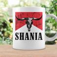 Howdy Shania Bull Skull Western Country Shania Cowgirl Coffee Mug Gifts ideas