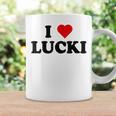 I Love Lucki I Heart Lucki Coffee Mug Gifts ideas