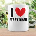 I Love My Veteran Military Wife Dad Boyfriend Usa Coffee Mug Gifts ideas