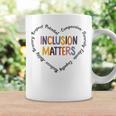 Inclusion Matters Special Education Autism Awareness Teacher Coffee Mug Gifts ideas