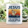 Jesus The Ultimate Deadlifter Funny Gym Bodybuliding Fitness Coffee Mug Gifts ideas