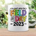 Just Here For Field Day 2023 Peace Sign Teacher Students Coffee Mug Gifts ideas