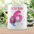 Kinder 6 Geburtstag Mädchen Meerjungfrau Nixe Ich Bin 6 Jahre Tassen Geschenkideen