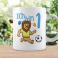 Kinder Erster 1 Geburtstag Fußball Löwe Ich Bin Eins 1 Jahr Tassen Geschenkideen
