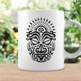 Maori Polynesian Tattoo Haka Dance Face Mask Head Coffee Mug Gifts ideas