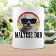 Mens Maltese Dad Retro Vintage Dog Funny Maltese Dad Coffee Mug Gifts ideas