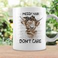 Messy Hair Dont Care Cow Gift For Women Coffee Mug Gifts ideas