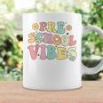 Preschool Vibes Retro Groovy Teacher Nursery School Coffee Mug Gifts ideas
