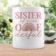 Sister Of Little Miss Onederful 1St Bday Boho Rainbow Coffee Mug Gifts ideas